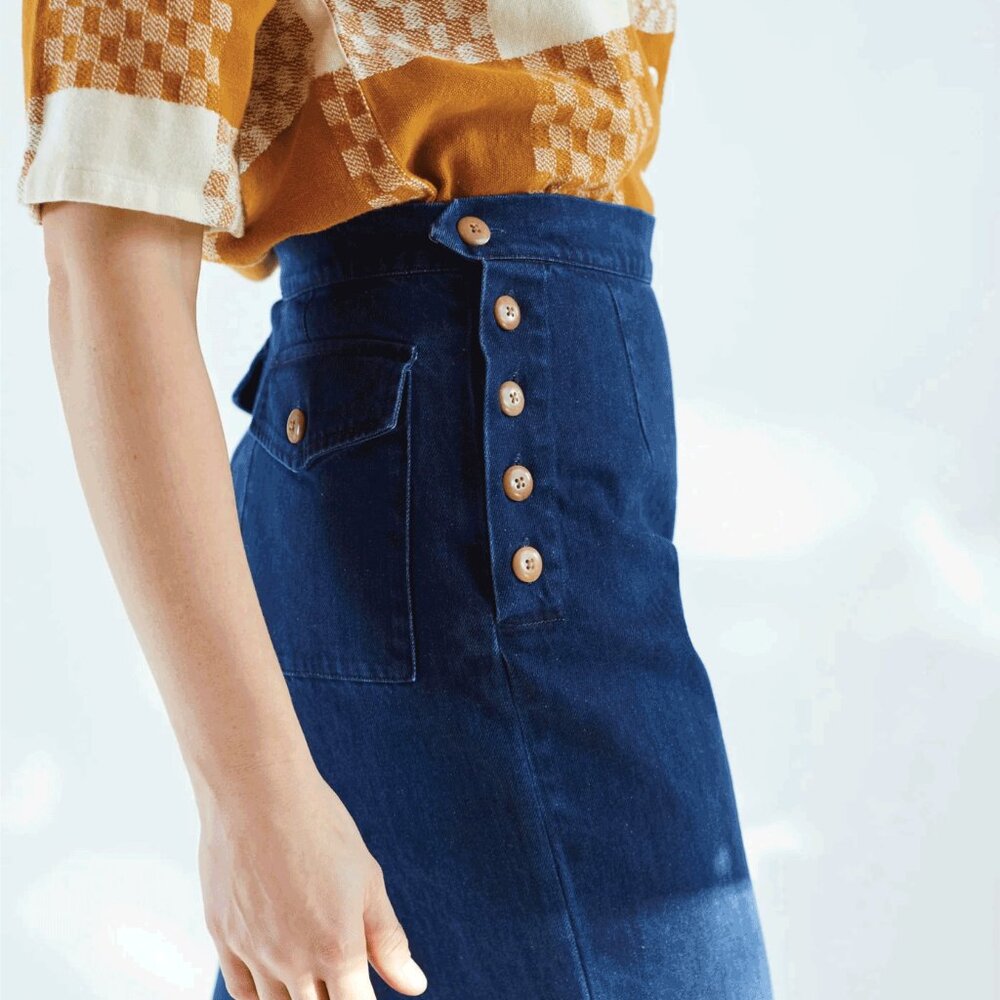 Ilana Kohn Lindy Pant Dark Denim Size 2